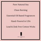 Meditation - Bamboo, Amber and Aloe Soy Candle