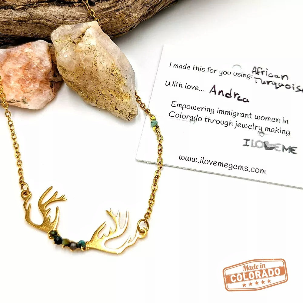 ANTLER NECKLACE