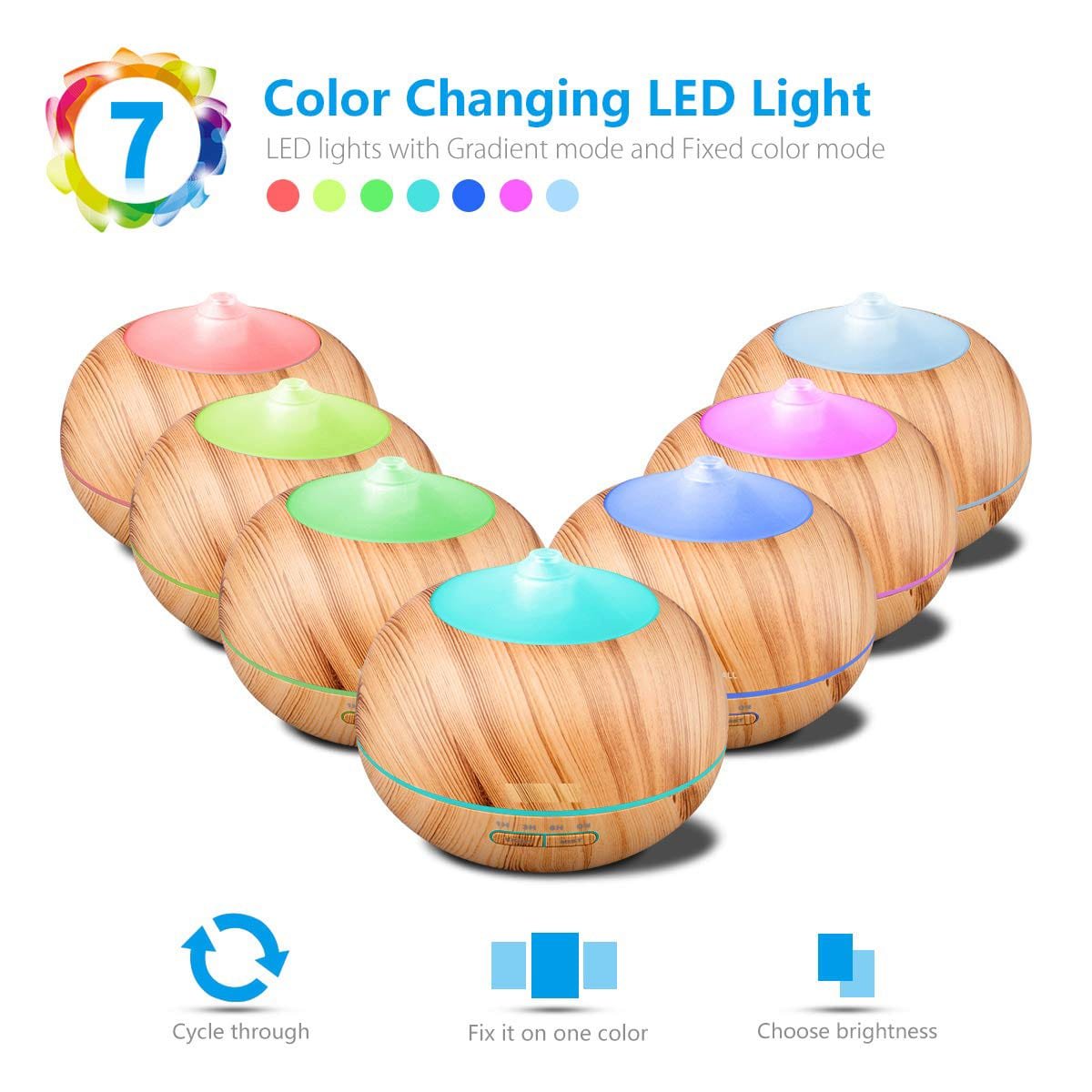 Color Changing Essential Oil Aromatherapy Diffuser